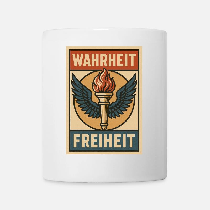 Truth Freedom Flame - Mug - white