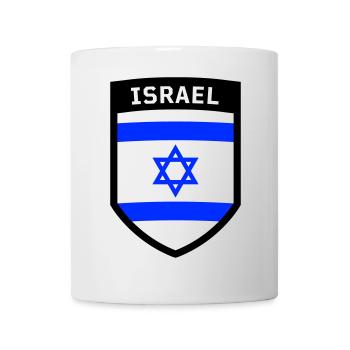 Coat of Arms Israel Star of David Jewish Flag Flag Stand - Mug - white - Front