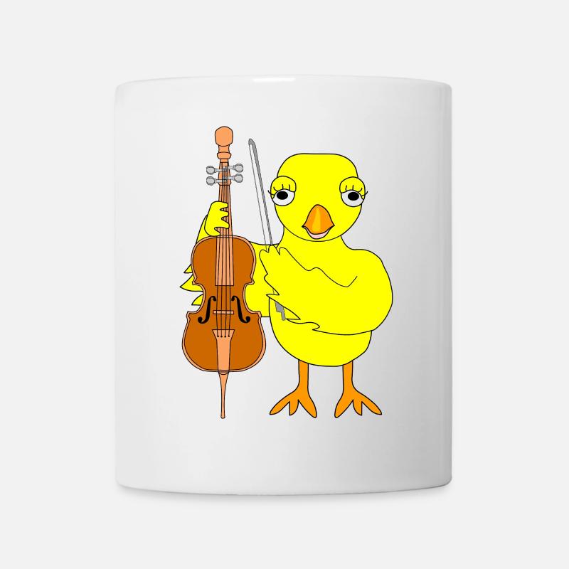 Cello Küken - Tasse - Weiß