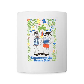 Toulonnais au Beurre salé - Mug blanc - blanc - Devant