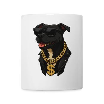 Chien – style de rue sur quatre pattes - Mug blanc - blanc - Devant