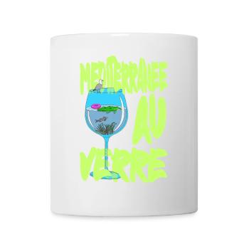 Mediterranean by Glass - Surealism petiteToulon - Mug - white - Front