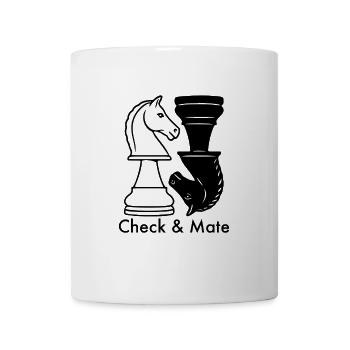 Elegantes botanisches Line-Art-Design - Tasse - Weiß - Vorne