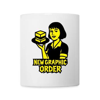 Nouvel ordre graphique #1 - Mug blanc - blanc - Devant