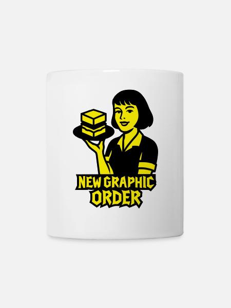Nouvel ordre graphique #1 - Mug blanc - blanc