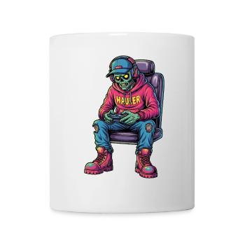 Undead Gamer : Zombie Gamer Trucker - Mug blanc - blanc - Devant