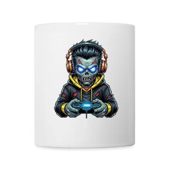 Zombie Gamer: Zocken bis der Kopf explodiert! - Tasse - Weiß - Vorne