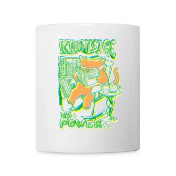 WISSEN IST MACHT - Tasse - Weiß - Vorne