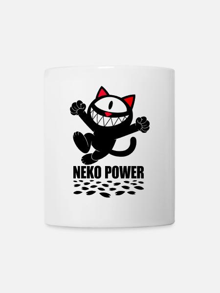 Neko power - Tasse - Weiß