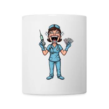 Crazy Sister: Funny Care Humor - Mug - white - Front