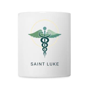 Saint Luke: Medizinische Hilfe - Tasse - Weiß - Vorne