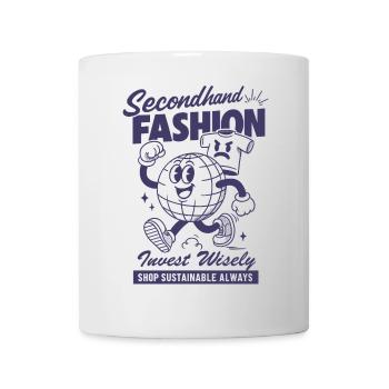Secondhand Fashion - Sustainable Style - Mug - white - Front
