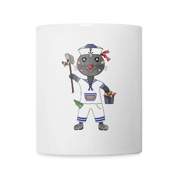 Cap Fin The Sailors Seal - Mug - white - Front