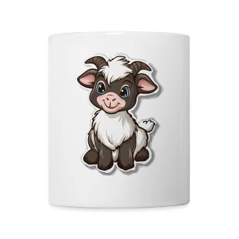 Ziege - Tasse - Weiß - Vorne