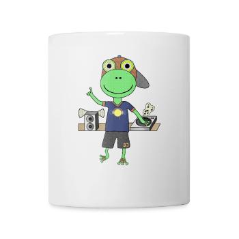 Frosch DJ Beats from the Swamp - Mug - white - Front