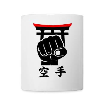 Karate Faust / Fist - Mug - white - Front