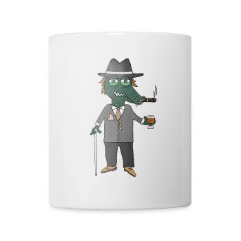 Lizard Elegance in Scales - Mug - white - Front