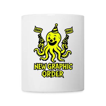 New Graphic Order Krake - Tasse - Weiß - Vorne