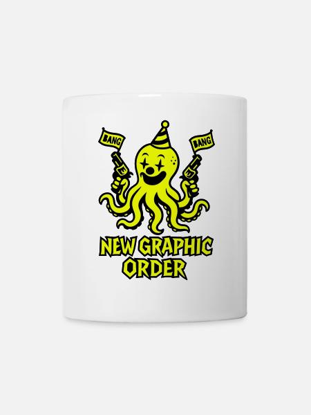 New Graphic Order Octopus - Mug - white