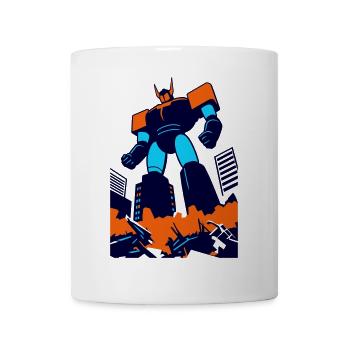 Giant Mecha in Tokyo - Mug - white - Front