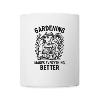 Garten Gartenarbeit - Tasse - Weiß - Vorne