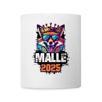 Malle 2025 Urlaub Fuchs - Tasse - Weiß - Vorne