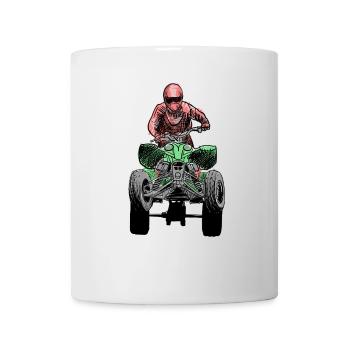 Quad - Tasse - Weiß - Vorne