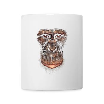 Singe - Mug blanc - blanc - Devant