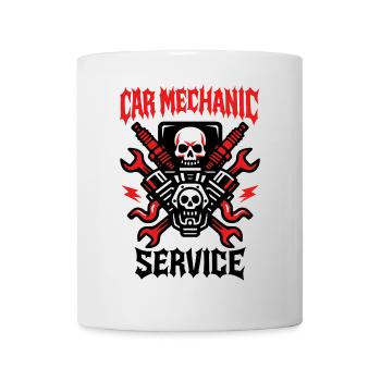 Car Mechanic Service - Tasse - Weiß - Vorne