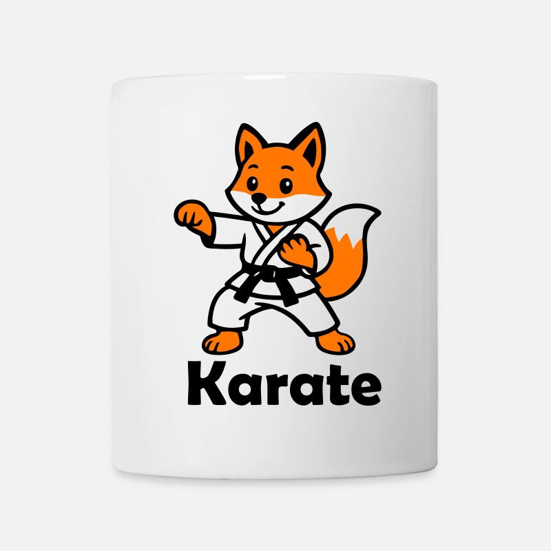Karaté Renard - Mug blanc - blanc
