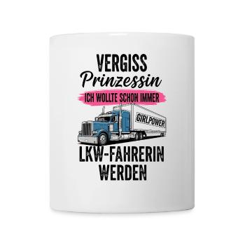 Truck Driver: Forget Princess - Mug - white - Front