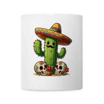 Funny cactus from Mexico - Mug - white - Front