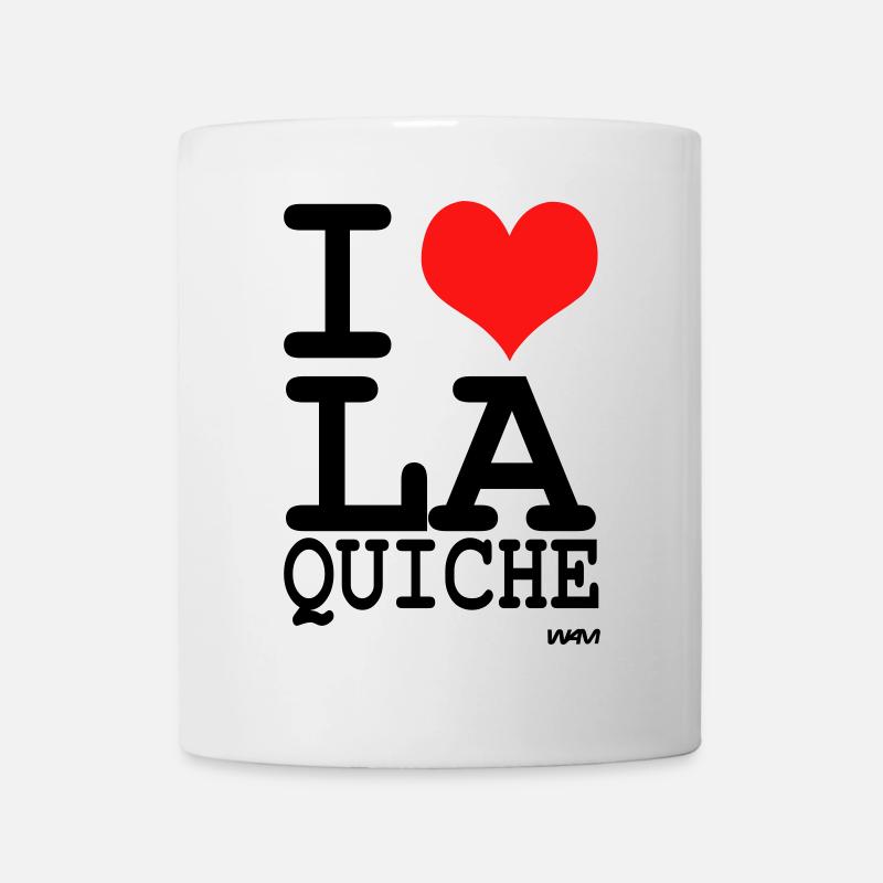 i love LA quiche - Parodie i love LA - Mug blanc - blanc