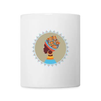 African Woman - Tasse - Weiß - Vorne