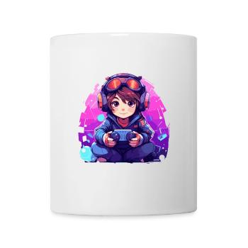 Le jeu est ma vie - Mug blanc - blanc - Devant