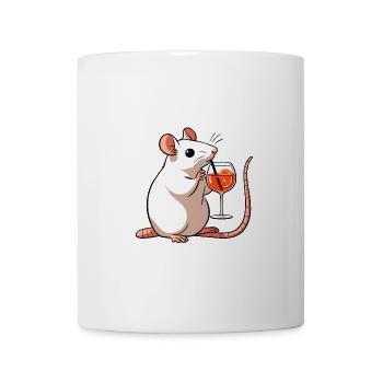 Weiße Ratte Aperitif Aperoli Spritz Campari Drink - Tasse - Weiß - Vorne