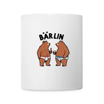 Bärlin Party Bier Bären Gang Berlin in Unterhose - Tasse - Weiß - Vorne