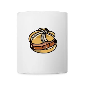 Bande dessinée Leberkäs Leberkäse Fleischkäse Buns - Mug blanc - blanc - Devant