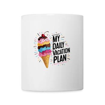 Laughing Ice Cream Cone Funny Ice Cream Design Saying - Mug - white - Front