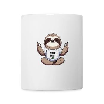 Sloth Sloth in Sleep Yoga Shirt at Rest & Yoga - Mug - white - Front