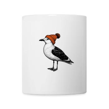 North Sea Harbor Moin Seagull Bonnet Orange - Mug blanc - blanc - Devant