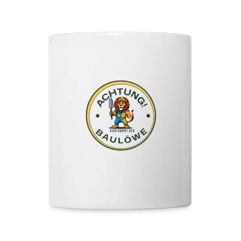 Watch out, here comes the construction tycoon! On the construction site - Mug - white - Front