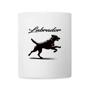 Labrador Design – Treu, verspielt und lebensfroh - Tasse - Weiß - Vorne
