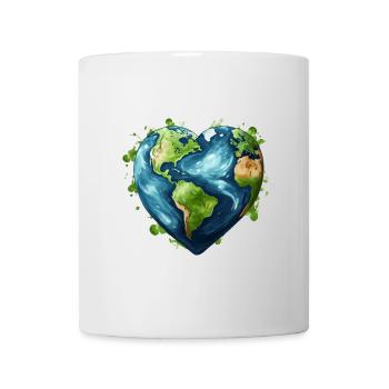 Liebe unsere Erde - Tasse - Weiß - Vorne