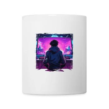 Le jeu est ma vie - Mug blanc - blanc - Devant