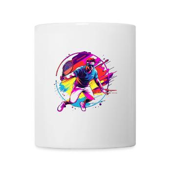 Tennis - Tasse - Weiß - Vorne