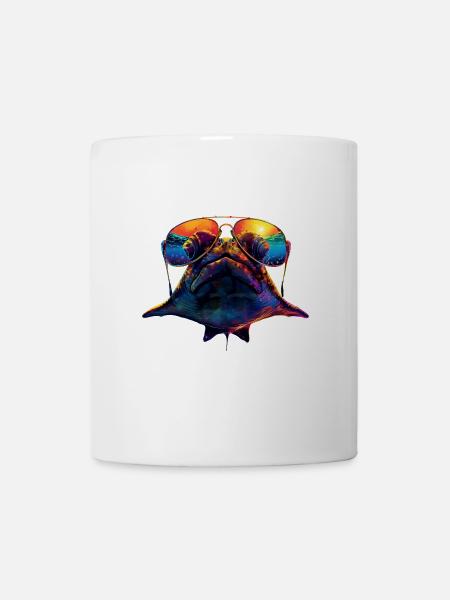 Stachelrochen - Tasse - Weiß