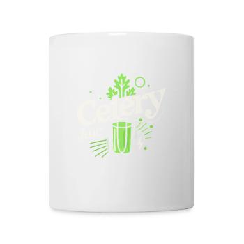 Powered by Selleriesaft - Tasse - Weiß - Vorne