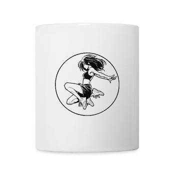 Freerunning Girl – Parkour sans limites - Mug blanc - blanc - Devant