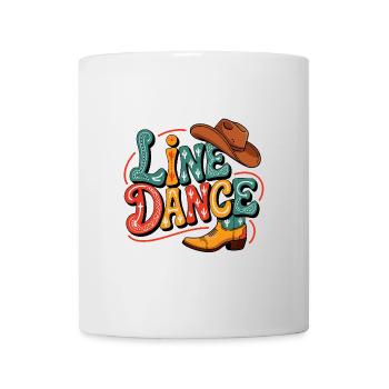 La danse en ligne : mon hobby, ma passion - Mug blanc - blanc - Devant